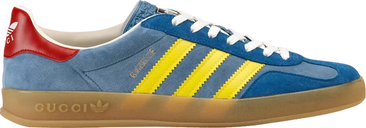 Adidas Adidas x Gucci Gazelle 'Light Blue Suede' sneakers, blue