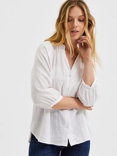 Alberta 3/4 Shirt - Peach Whip