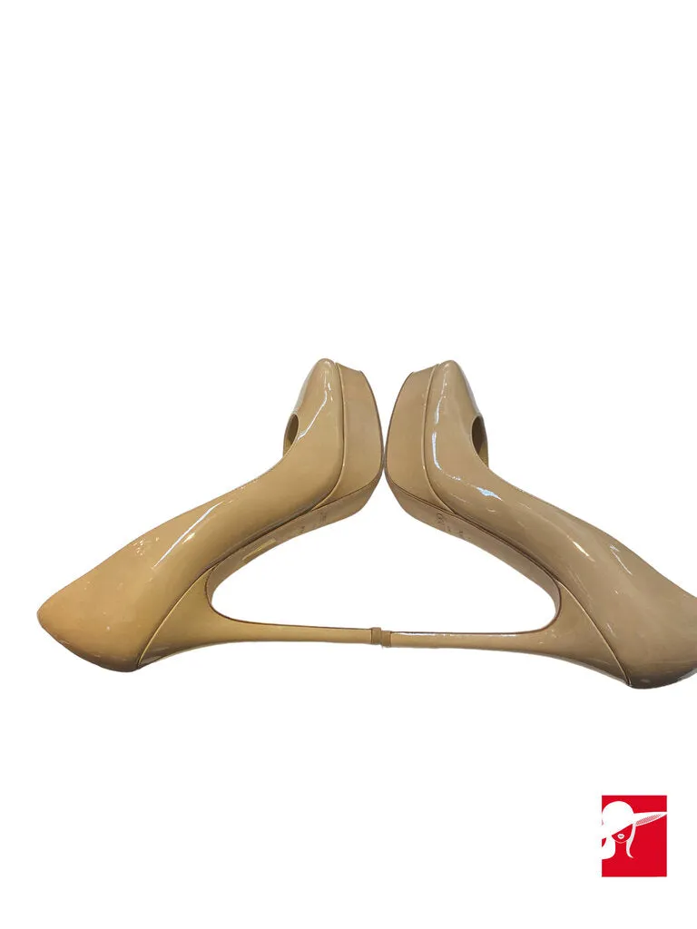 Jimmy Choo Cosmic patent platform pumps size 37/6.5