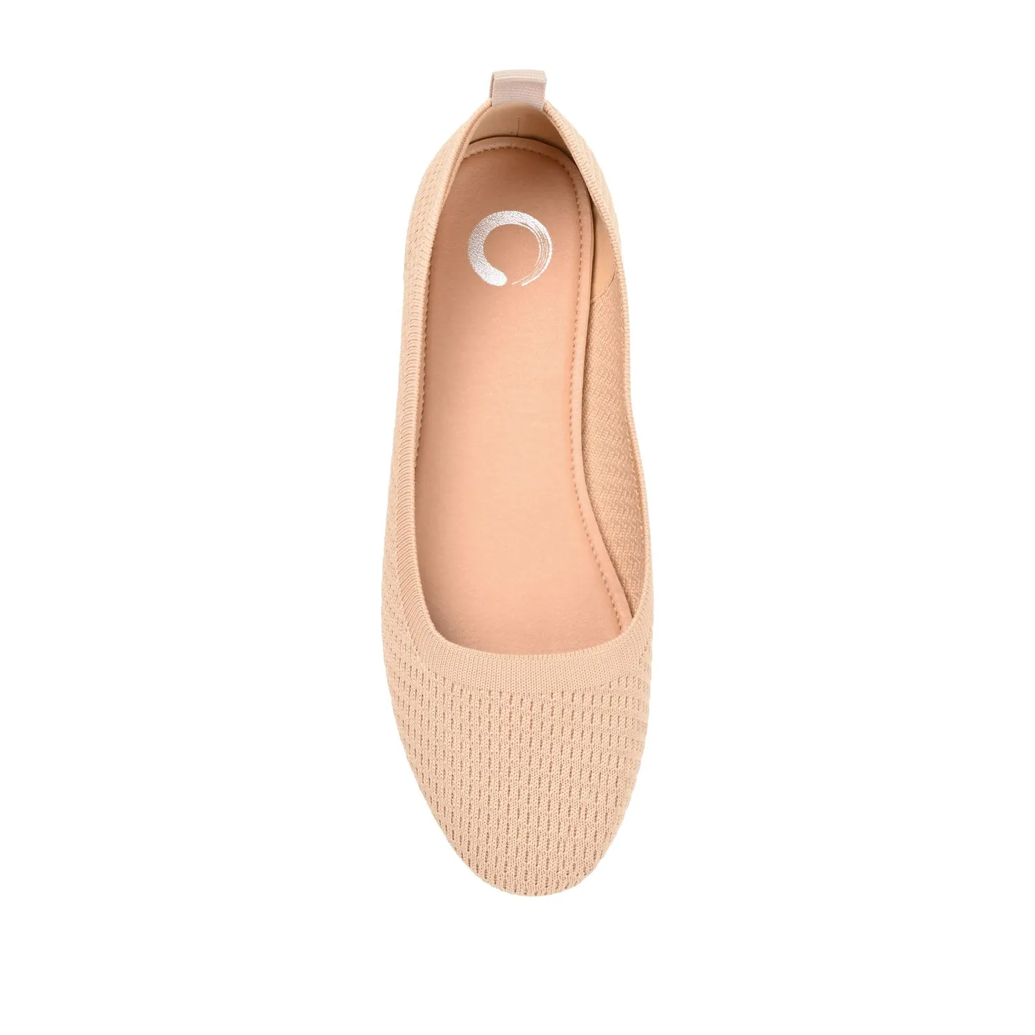 MARYANN KNIT FABRIC BALLET FLATS IN STATEMENT
