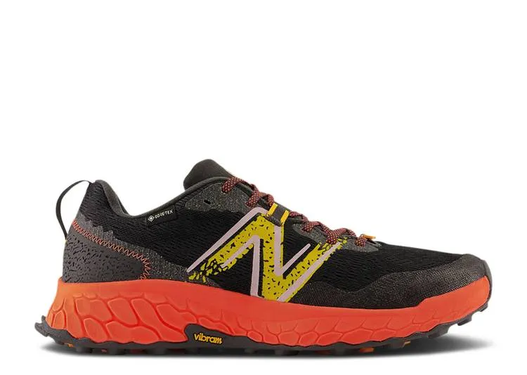 New Balance FRESH FOAM X HIERRO V7 GORE-TEX 2E WIDE 'BLACKTOP HOT MARIGOLD' sneakers, black