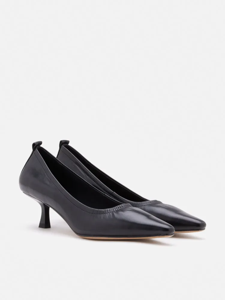 Philo Pointed Toe Low Heels