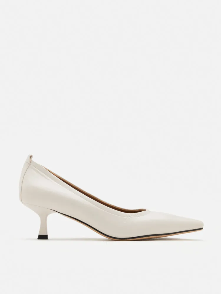 Philo Pointed Toe Low Heels