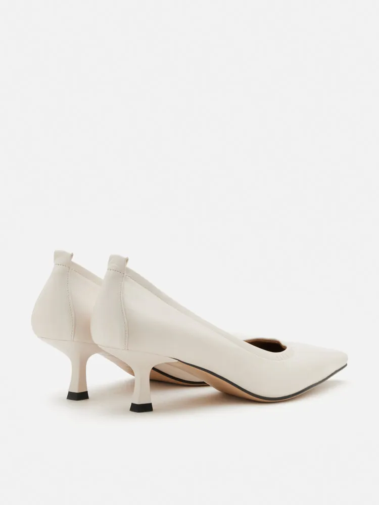 Philo Pointed Toe Low Heels