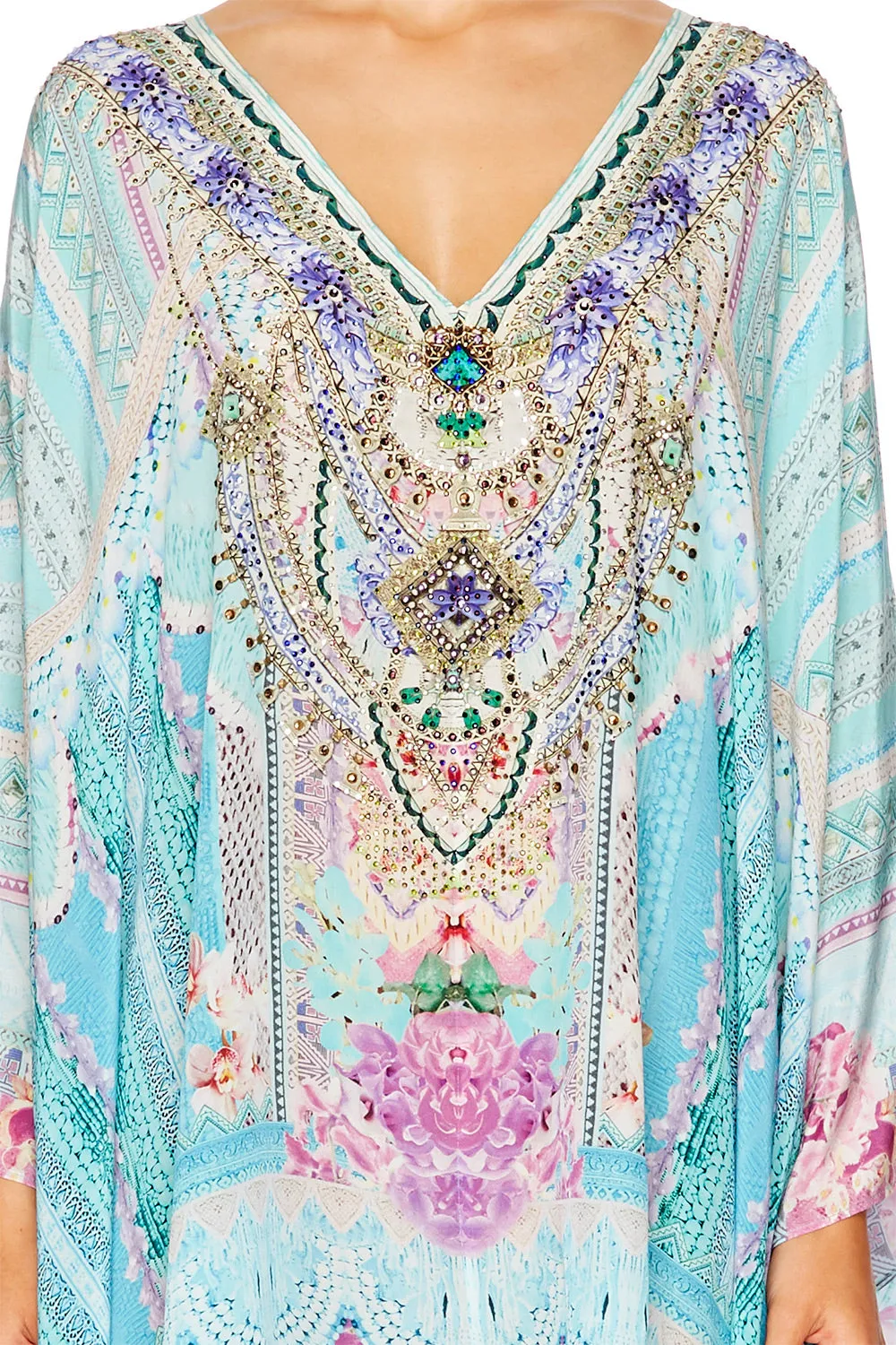 SPLIT SHOULDER SHORT KAFTAN GARDEN STATE