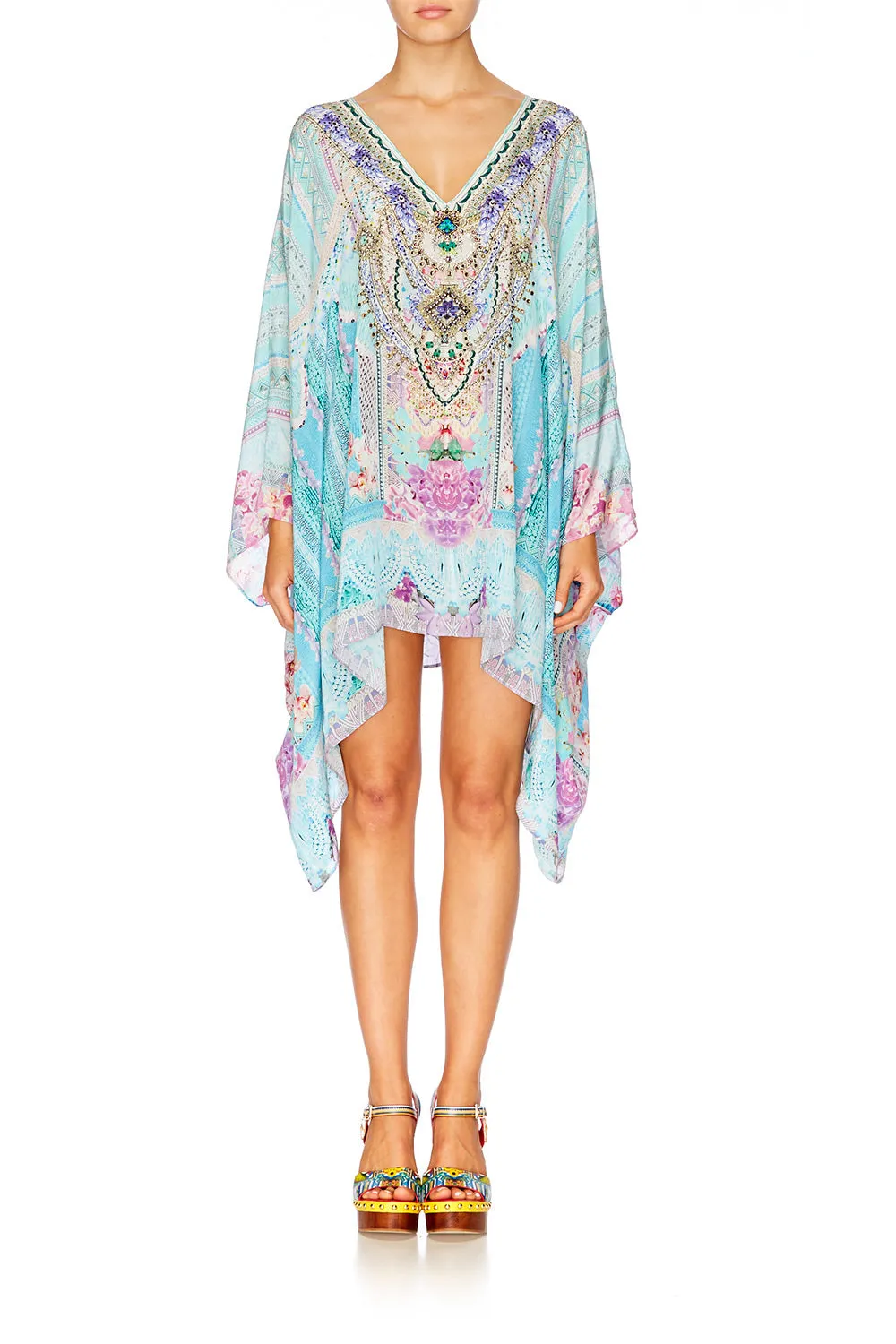 SPLIT SHOULDER SHORT KAFTAN GARDEN STATE